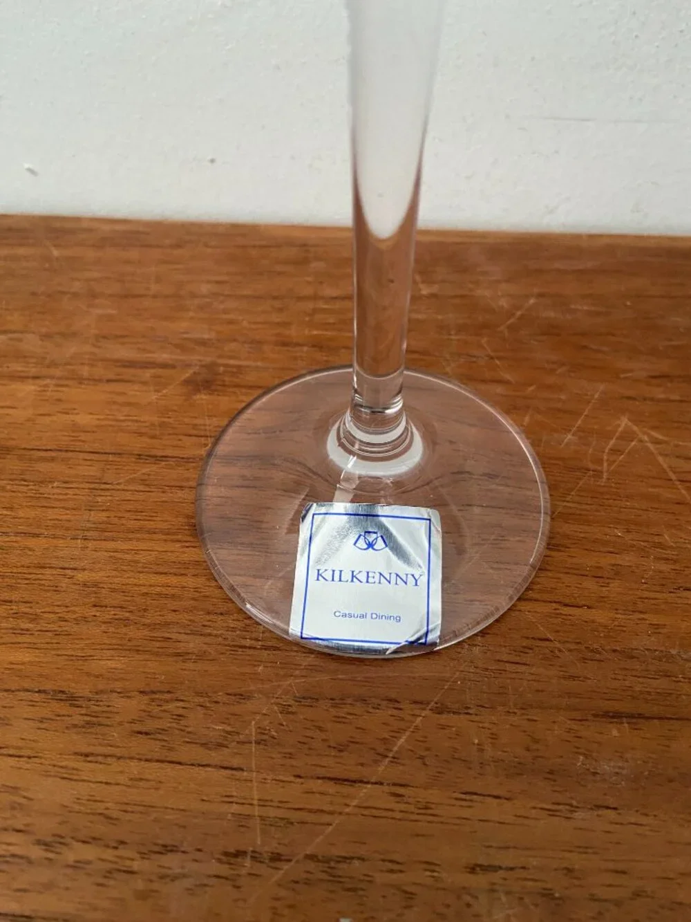 NEW Kilkenny Ireland APOLLO LEAF 240cc Crystal Wine Glasses Etched Set Of 6